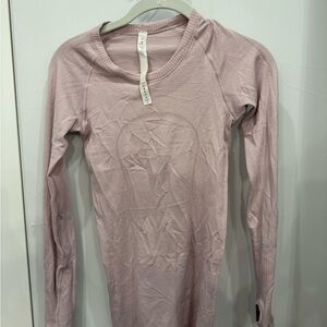 Lululemon Athletica Blush Swiftly Tech Long Sleeve Top